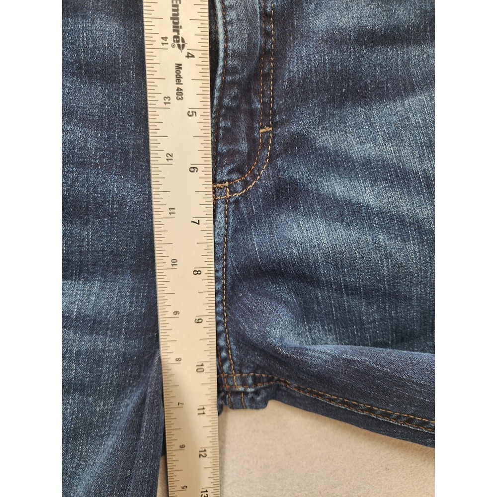 Lee Riders Womens Bootcut Jeans Dark Wash Indigo Stretch Denim Mid Rise Size 10 - Picture 11 of 12